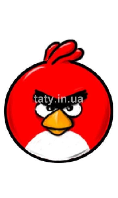 Тату Angry Birds