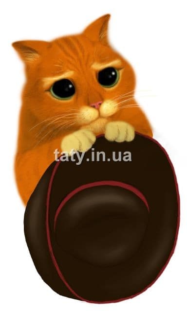 Тату Кот в Сапогах