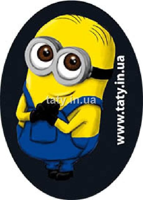 Наклейка для телефона Миньон
