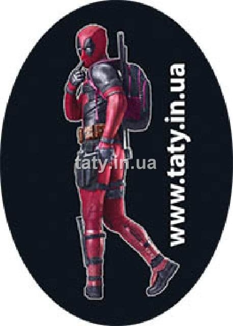 Наклейка для телефона Deadpool